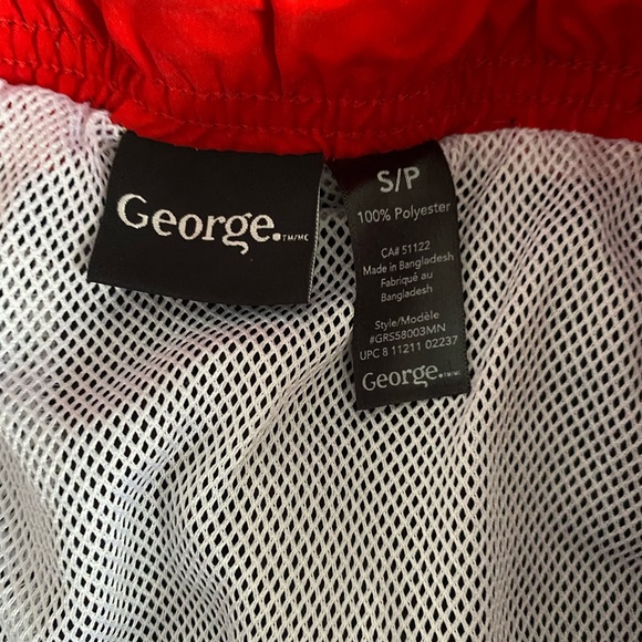 Boys Black and Red Swim Shorts - Picture 3 of 5